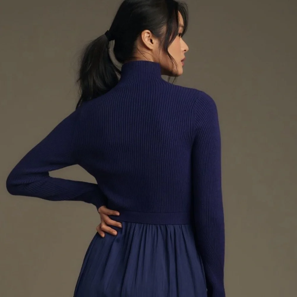 Anthropologie Navy Maxi Dress - Picture 10 of 13